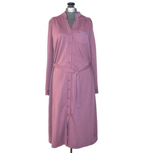 Linda Originals Dress, Dusty Rose, measurements in the pictures